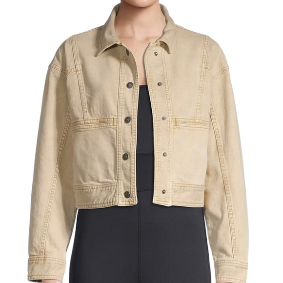 We The Free Star Crossed Boxy Denim Jacket